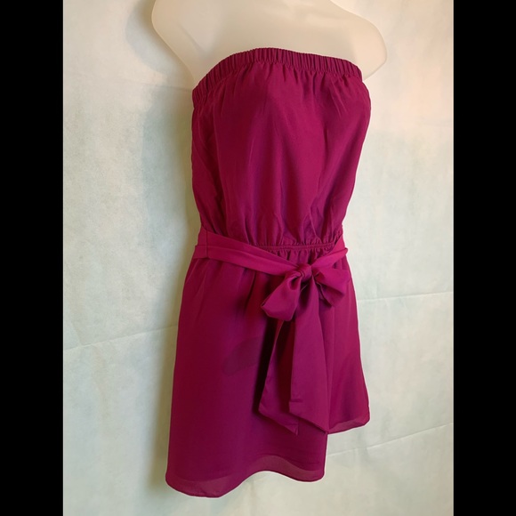 Express Mini Magenta Dress - Picture 2 of 3